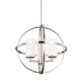 thumbnail image 1 of Sea Gull Lighting - Alturas 3-Light Chandelier in Transitional Style Brushed, 1 of 2