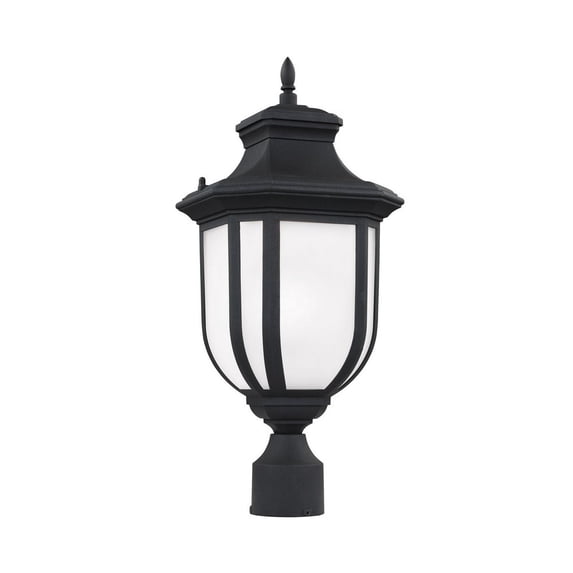 Sea Gull Lighting - Childress - One Light Outdoor Post Lantern Black LED Antique