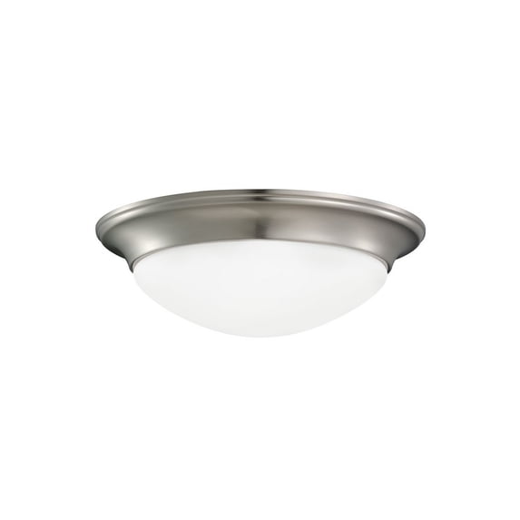 Sea Gull Lighting - Nash - Two Light Flush Mount Brushed Nickel LED Nash - Two