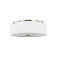thumbnail image 1 of Sea Gull Lighting Sunset Drive 3-Light Ceiling Light in Brushed Steel, 1 of 2