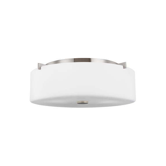 Sea Gull Lighting Sunset Drive 3-Light Ceiling Light in Brushed Steel