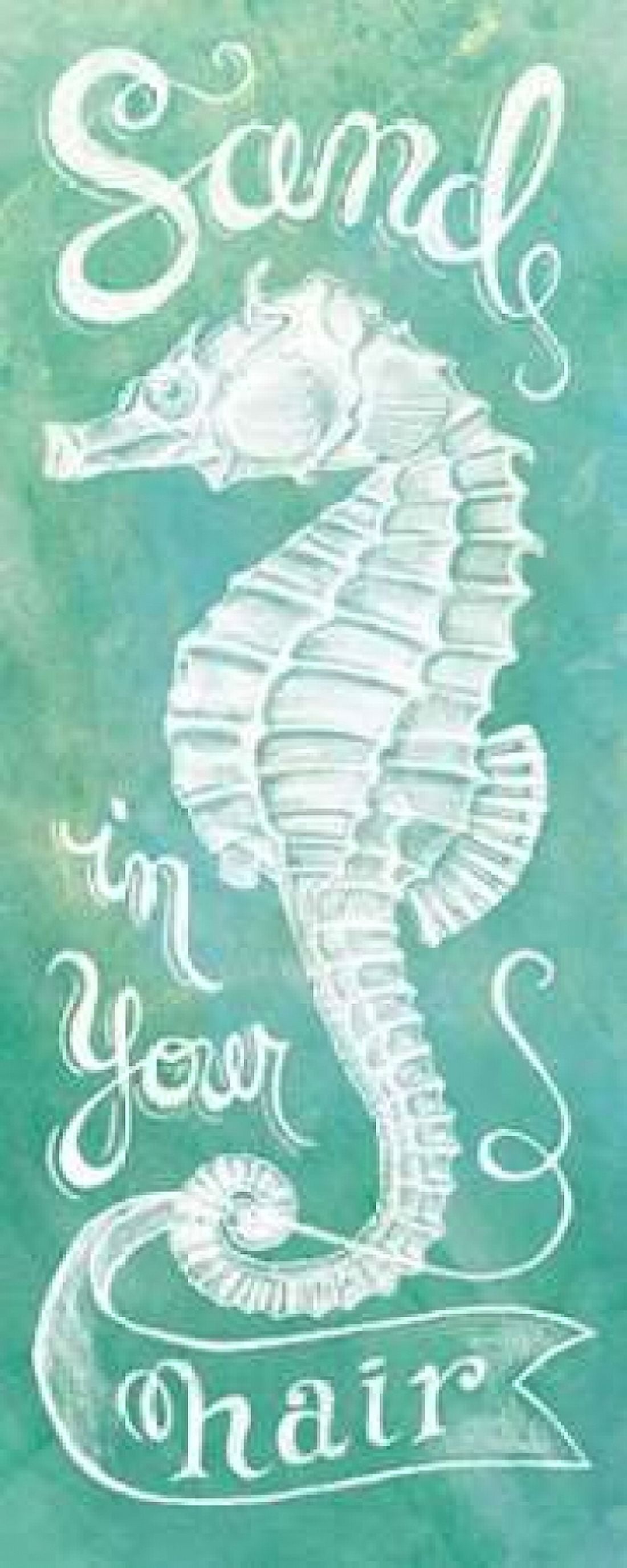 Sea Horse Canvas Art - Mary Urban (10 x 20)
