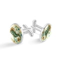 thumbnail image 1 of Sea Horse Dapper Stainless Steel Shirt Cufflinks Set for Formal Attire - for Weddings and Business Meetings, 1 of 1