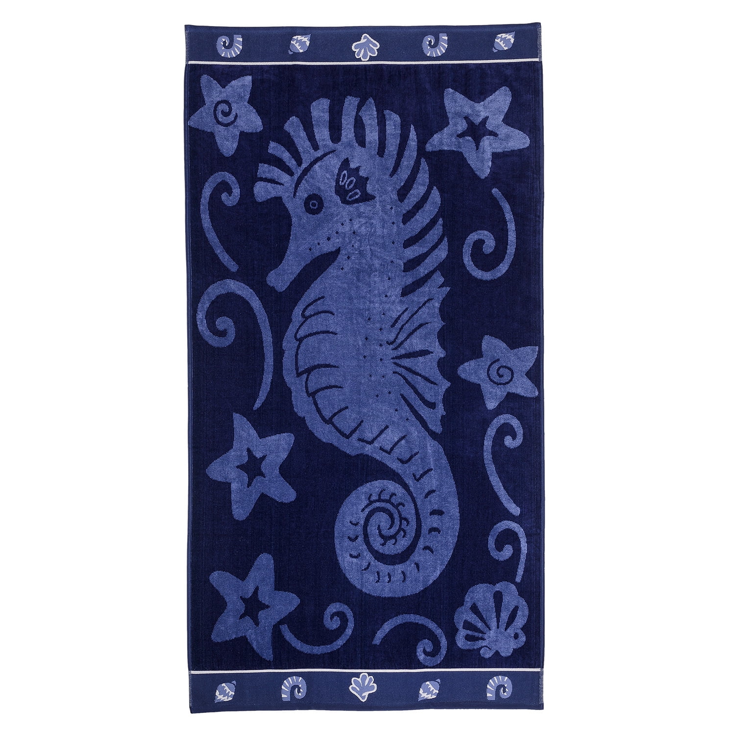 Blue Nile Mills Sea Horse Beach Towel