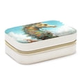 thumbnail image 1 of Sea Horse Velvet Portable Jewelry Organizer Box with Removable Compartment - Gift and Jewelry Display, 1 of 7