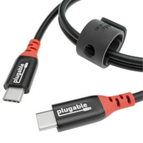 Plugable USB C to USB C Cable: Fast Charging 240W EPR Charge Only Cord 1M/3.3 ft