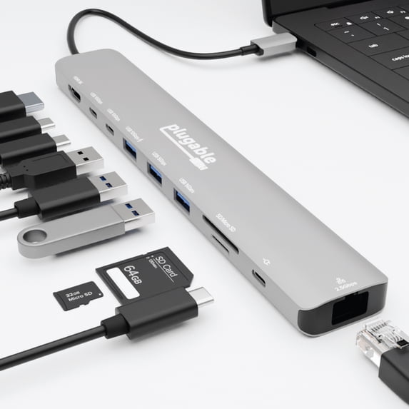 USB-C 10-in-1 Hub with 8K HDMI & up to 140W Pass-Through Charging