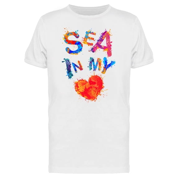 Sea In My Heart Tee Men's -Image by Shutterstock
