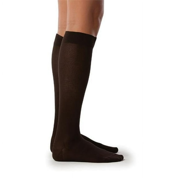 Sea Island Cotton Sea Island Cotton Womens Closed Toe Calf Socks - Navy - Size A