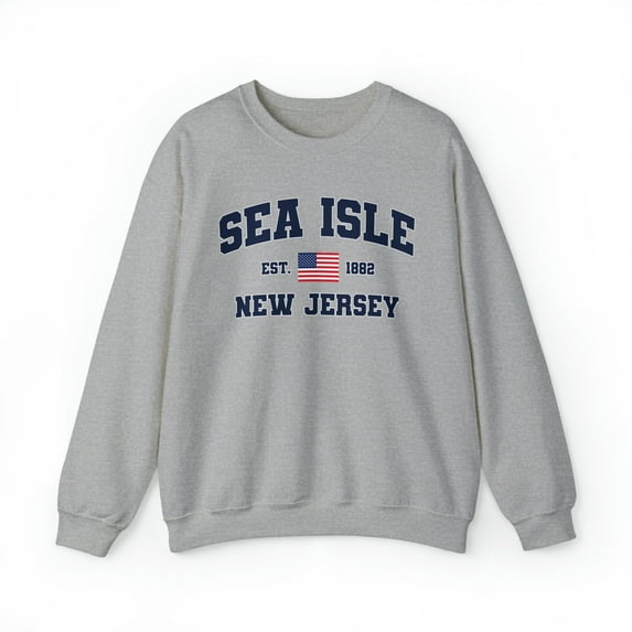 Sea Isle New Jersey NJ Sweatshirt, Gifts, Crewneck