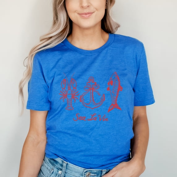 Sea La Vie 3 Across - Women's Short Sleeve Tee