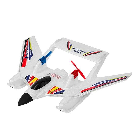 Sea Land Air Remote Control Glider Aircraft Fixed Wing With 2.4G Remote, Rechargeable Battery And Ep Foam Material For Outdoor Flying, Kids Toy And Hobby Model 13.8X14.2X2In 0.88Lb