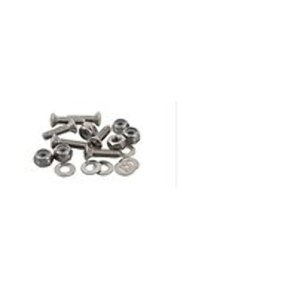 Sea-Lect Designs Oval Head with Lock nuts 6 pack 1-1/4" #8-32