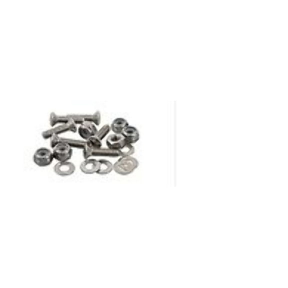 Sea-Lect Designs Oval Head with Lock nuts 6 pack 1-1/4" x #10-32