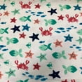 thumbnail image 1 of Sea Life Flannel Fabric, 1 of 1