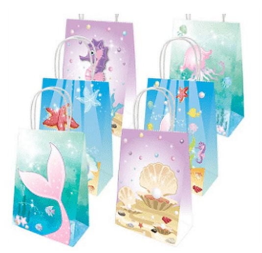 Sea Life Gift Bags Party Supplies Favors Goodie Bag Party Decorations for  Kids Girls Fish Themed Birthday Party 18 Pack 