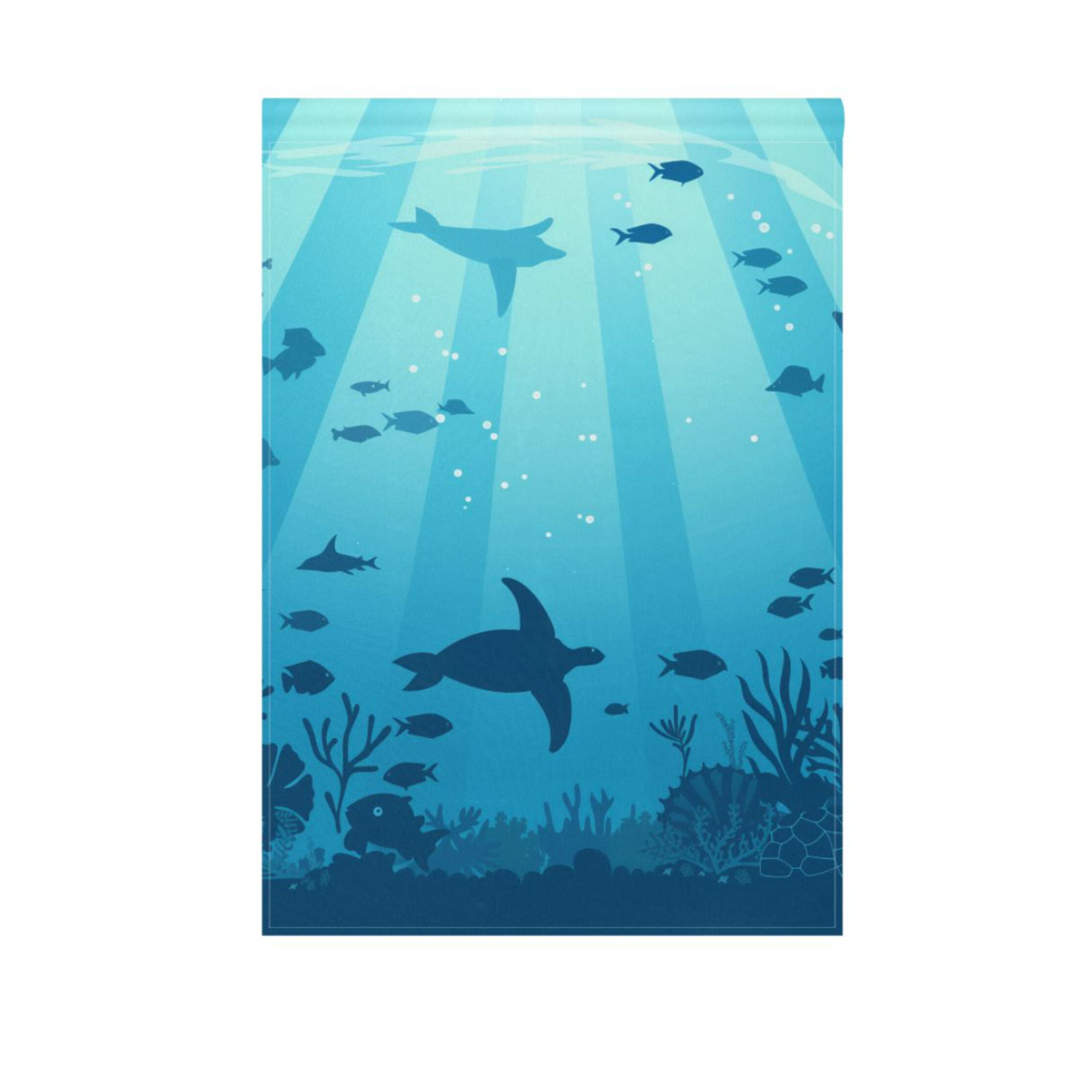 Sea Life Silhouettes Garden Flag 12