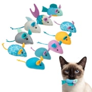 Instincts by SmartyKat Plush Sea Life Skitters Catnip and Silvervine Cat Toys, Small, 10 Count