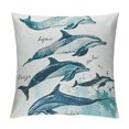 thumbnail image 1 of Sea Life Whale Educational Ocean Animal Chart Wall Art Canvas Farmhouse Whale Theme Inch Prints Decor For Home Bedroom Living Room Classroom Library Dorm,Gift For Kids Students Classmates, 1 of 5