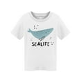thumbnail image 1 of Sea Life Whale Sketch T-Shirt Toddler -Image by Shutterstock,  2 Toddler, 1 of 2