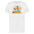 thumbnail image 1 of Sea Lifeguard Doodle T-Shirt Men -Image by Shutterstock, Male x-Large, 1 of 2