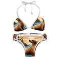 thumbnail image 1 of Sea Lion Chic Bikini Set with Detachable Sponge & Adjustable Strap | 2-Pack for Versatile Swim Suit Looks, 1 of 6