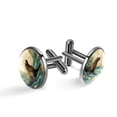 thumbnail image 1 of Sea Lion Elegant Dress Shirt Cufflinks Set for Men, Made of Stainless Steel, Ideal for Formal Occasions, 1 of 6