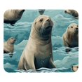 thumbnail image 1 of Sea Lion Gaming Mousepad Square, 8.3x9.8 Inch Non-Slip Rubber Bottom Printed Mouse Mat for Office and Gaming, 1 of 6