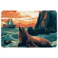 thumbnail image 1 of Sea Lion Polyester Non-Slip Indoor Mat Door Rugs Game Mat - Machine Washable, 1 of 6