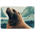 thumbnail image 1 of Sea Lion Polyester, Non-Slip, Machine Washable Outdoor Carpet Floor Rug for Door - 3x5 Feet, 1 of 6