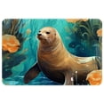 thumbnail image 1 of Sea Lion Polyester, Non-Slip, Machine Washable Outdoor Carpet Floor Rug for Door - 3x5 Feet, 1 of 6