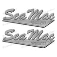 thumbnail image 1 of Sea Mac 50s Stickers "3D Vinyl Replica" of metal originals - 10" long, 1 of 2