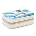 thumbnail image 1 of Sea Mew Velvet Portable Storage Box with Removable Compartment: Display Case, Jewelry Box, and Jewelry Stand - Gift, 1 of 7