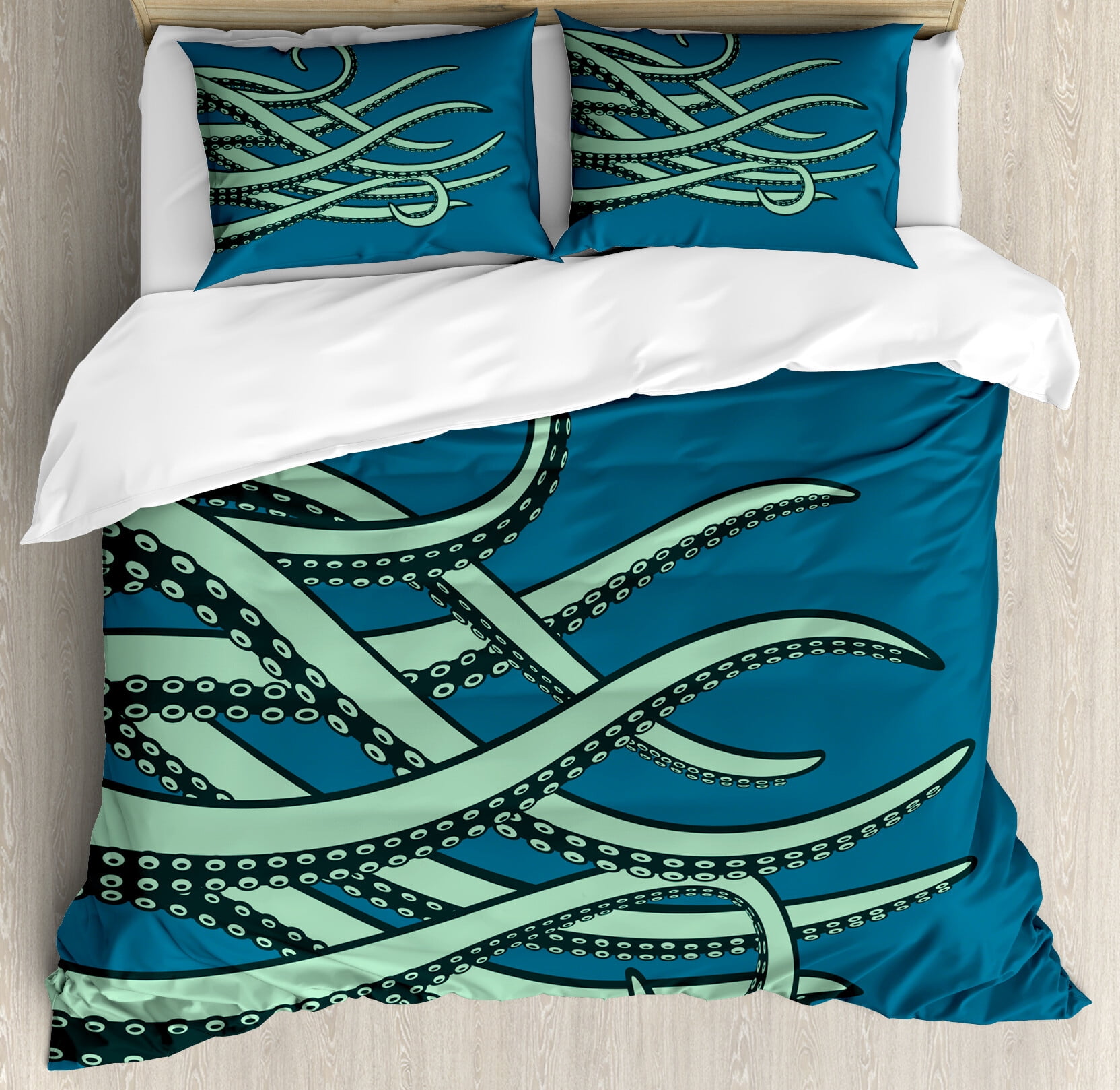 Light Duvet Blue Undersea Creatures main image 1