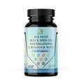 thumbnail image 1 of Sea Moss 3000mg Black Seed Oil 2000mg Ashwagandha 1000mg Turmeric 1000mg Bladderwrack 1000mg Burdock 1000mg & Vitamin C & D3 with Elderberry Manuka Dandelion Yellow Dock Iodine Chlorophyll ACV, 1 of 9