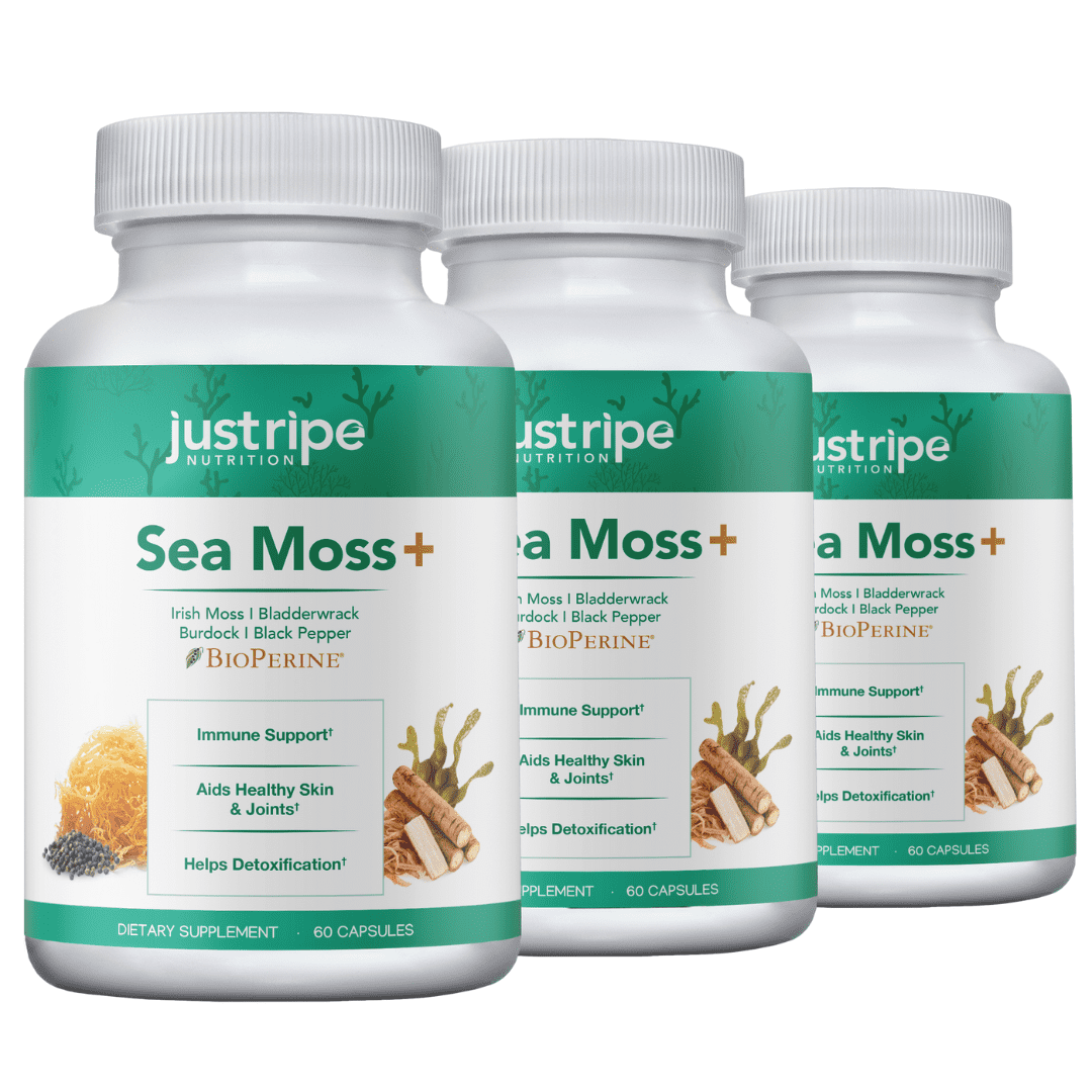 Sea Moss + ( 6 Bottles )