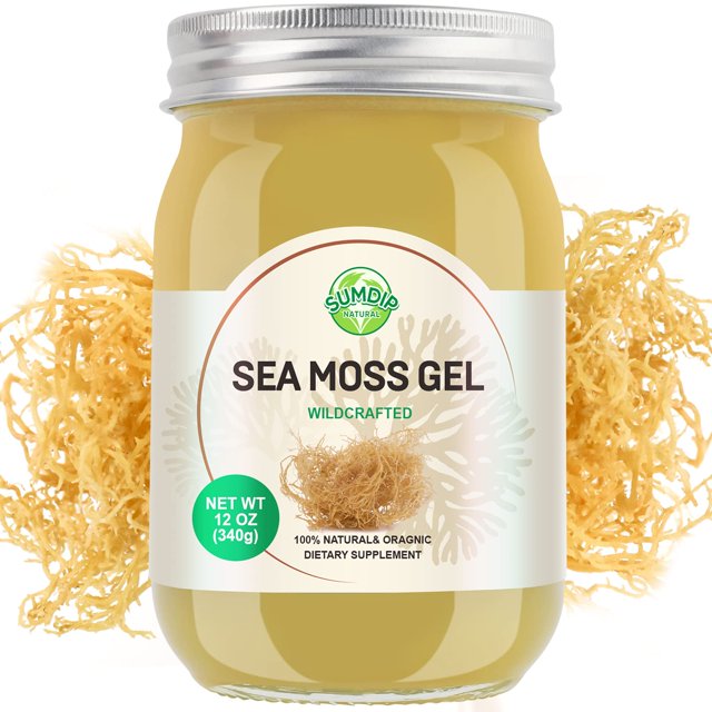 Sea Moss Gel, Organic Irish Seamoss Gel Immune and Digestive Support