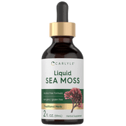 Sea Moss Liquid Drops | 2 Fl Oz | Vegan, Non-GMO, Gluten Free Formula | by Carlyle