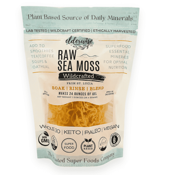 Sea Moss | Wildcrafted | Raw | Sundried | Mineral Rich | Makes 24 Ounces of Gel