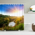 thumbnail image 1 of Sea Ocean Coastal Scenery Bath Curtain Waterproof Fabric Shower Curtain Seaside landscape Bathtub Screen for Bathroom Home Decor, 1 of 5