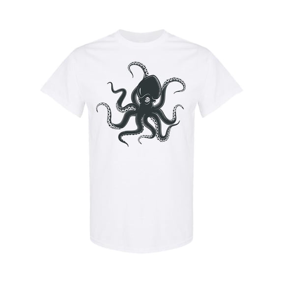 Sea Octopus Monster T-Shirt Men -Image by Shutterstock, Male 3X-Large