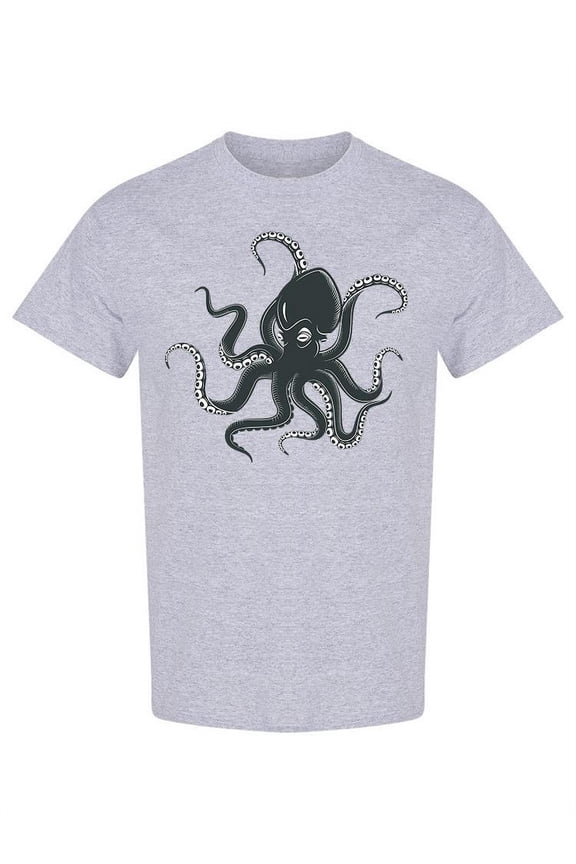 Sea Octopus Monster T-Shirt Men -Image by Shutterstock, Male Large