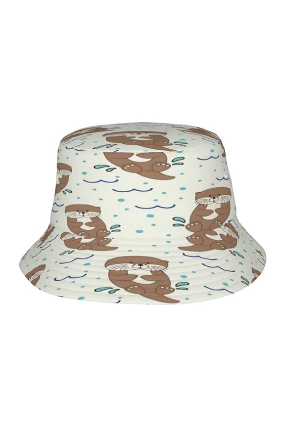 Sea Otter Fisherman's Hat Lightweight and Breathable Sun Hat Suitable for Both Men and Women
