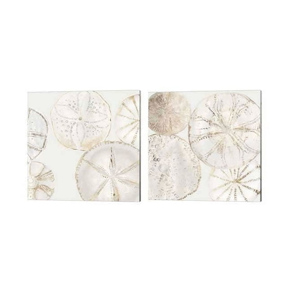 Sea Patterns by Aimee Wilson Canvas Art Set of 2 14 inch X 14 inch Each