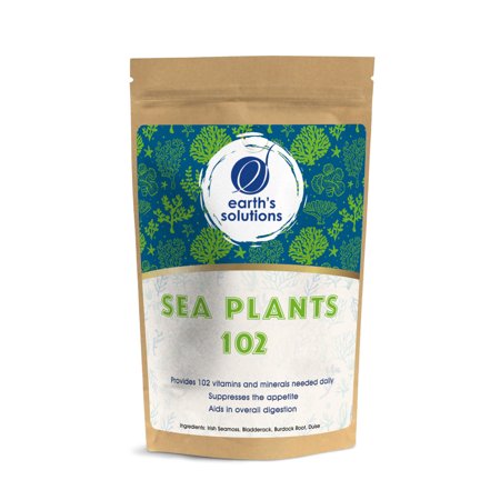 Sea Plants 102 Vegan Capsules (Irish Sea Moss Supplement)