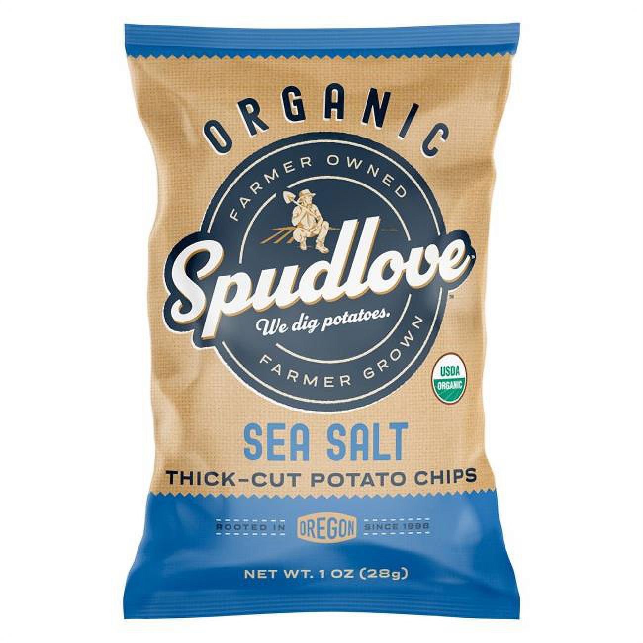 Sea Potato Chips, Salt Flavor Pack of 24