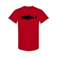 thumbnail image 1 of Sea Predator Silhouette T-Shirt Men -Image by Shutterstock, Male x-Large, 1 of 2