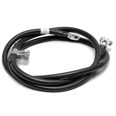 Sea Ray 2/0 AWG 7 1/2 Ft Pacer Black Boat Battery Cable w/ 2 Terminals