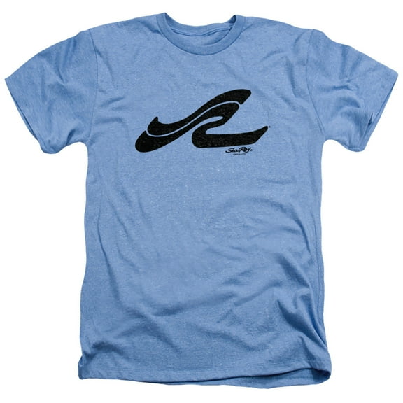 Sea Ray Black Wave Unisex Adult Heather T Shirt, Light Blue Heather, 2X-Large