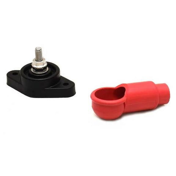 Sea Ray Boat Battery Terminal Stud 1506450 | w/ Boot 5/16-18 Threaded
